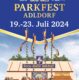 Parkfest 19.07.-23.07.2024 – Vorankündigung