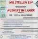 Wir stellen ein & suchen DICH – Aushilfen (Mischträger & Feste)